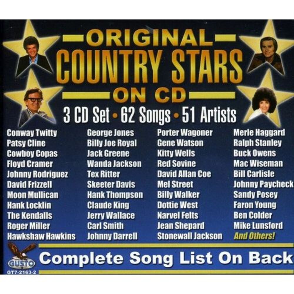 Various Artists - Original Country Stars On CD  CD